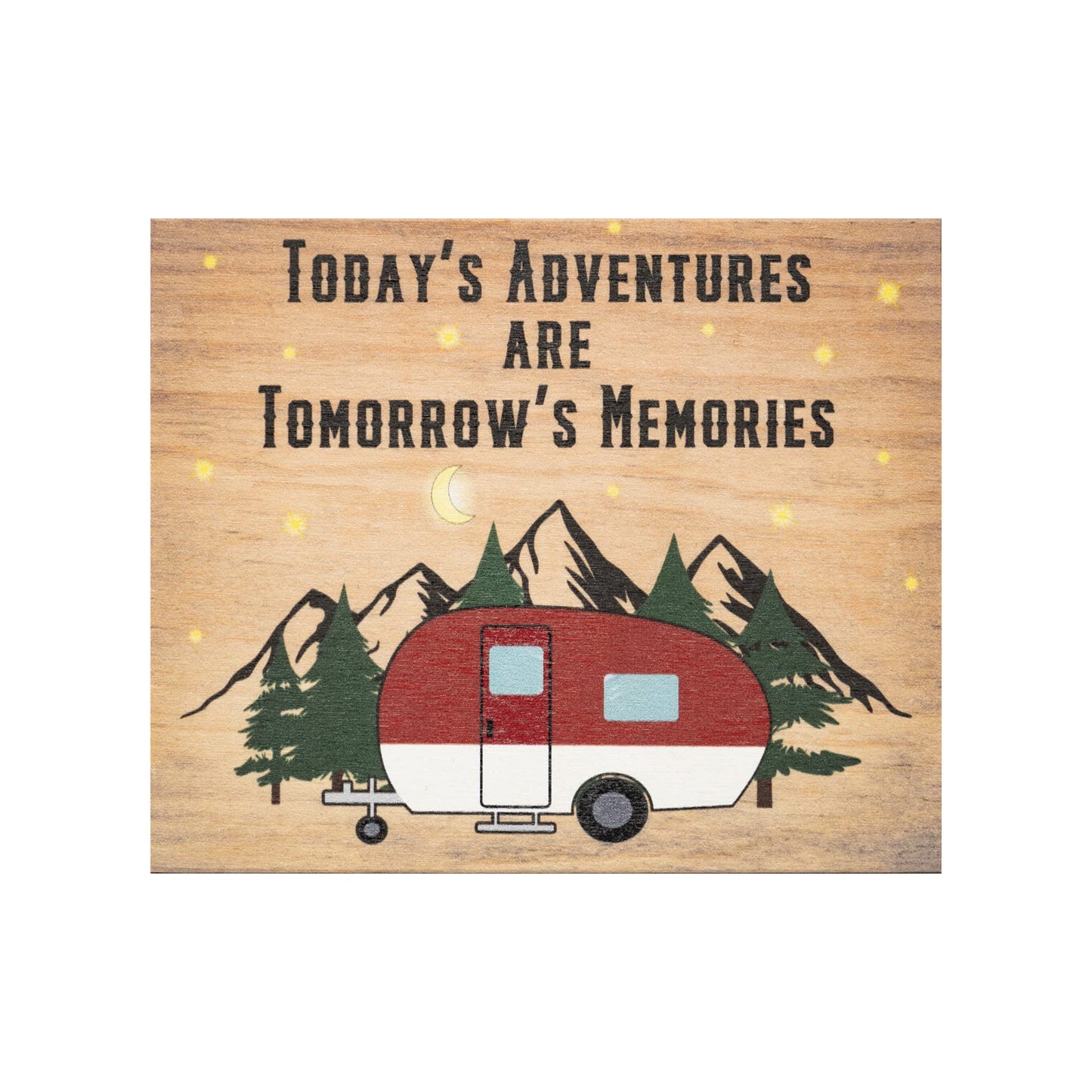 JennyGems Happy Camper Gifts for Women, Camping Adventure Campsite Hanging Decor, RV Camping Gifts, Cabin Sign Camping Signs, Cute Camping Gifts, Fun RV Accessories, Gift for Campers