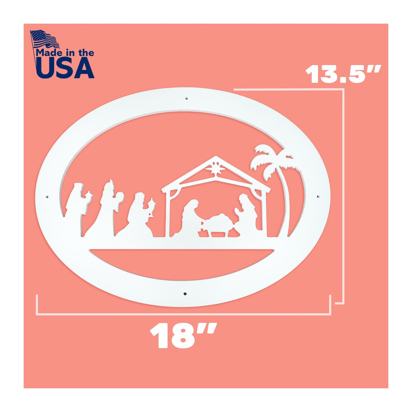 JennyGems Nautical House Sign Anchor Compass Crab, Beach Decor, Indoor Outdoor PVC, Made in USA