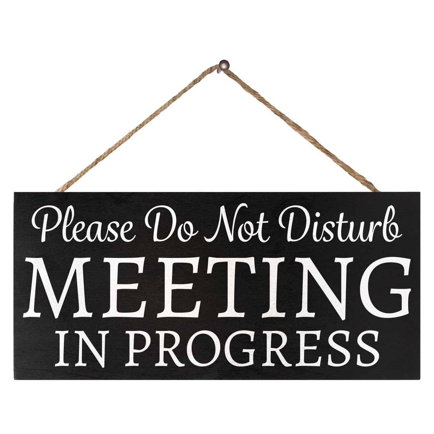 JennyGems Do Not Disturb, Meeting In Progress Sign, In a Meeting Wall Sign