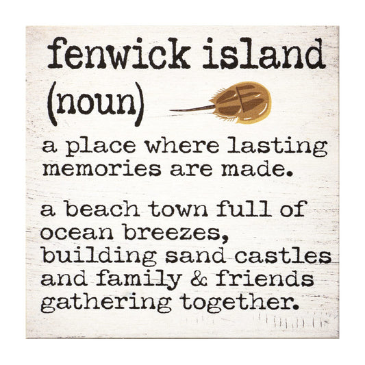JennyGems Delaware Gifts, Fenwick Island Delaware Souvenirs, Delaware Sign, Delaware Decor, Beach Decor, Made in USA