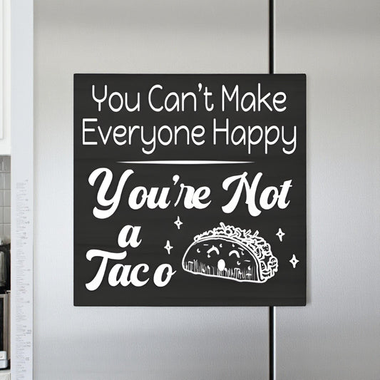 Funny Taco Fridge Magnet: Sassy Kitchen Decor, Handmade USA