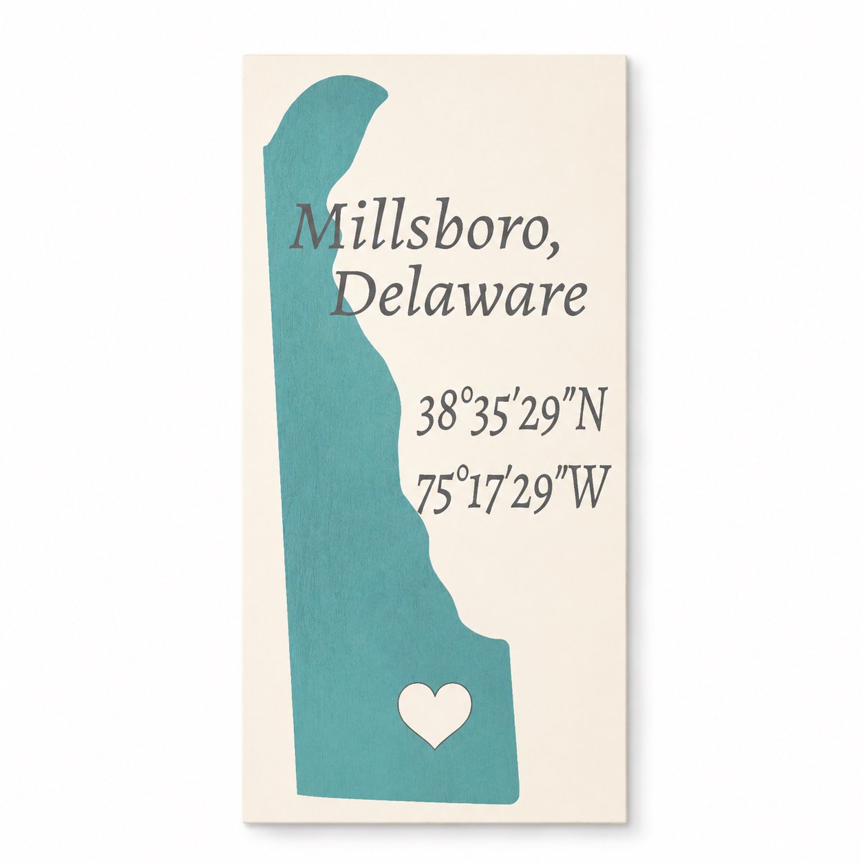 , Delaware Nautical Wooden Sign, Delaware Gifts, Made in USA