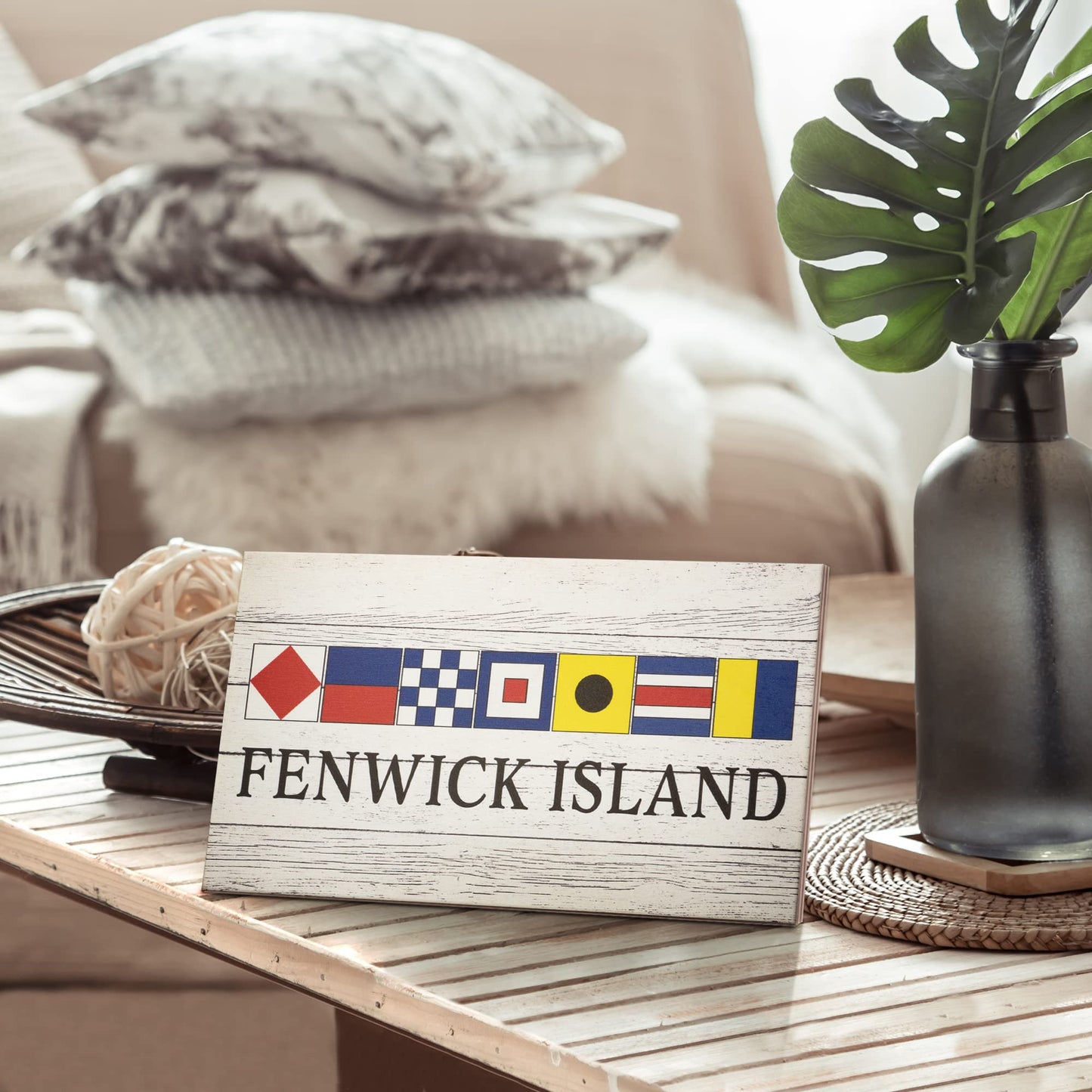 JennyGems Delaware Gifts, Fenwick Island Delaware Souvenirs, Delaware Sign, Delaware Decor, Beach Decor, Made in USA
