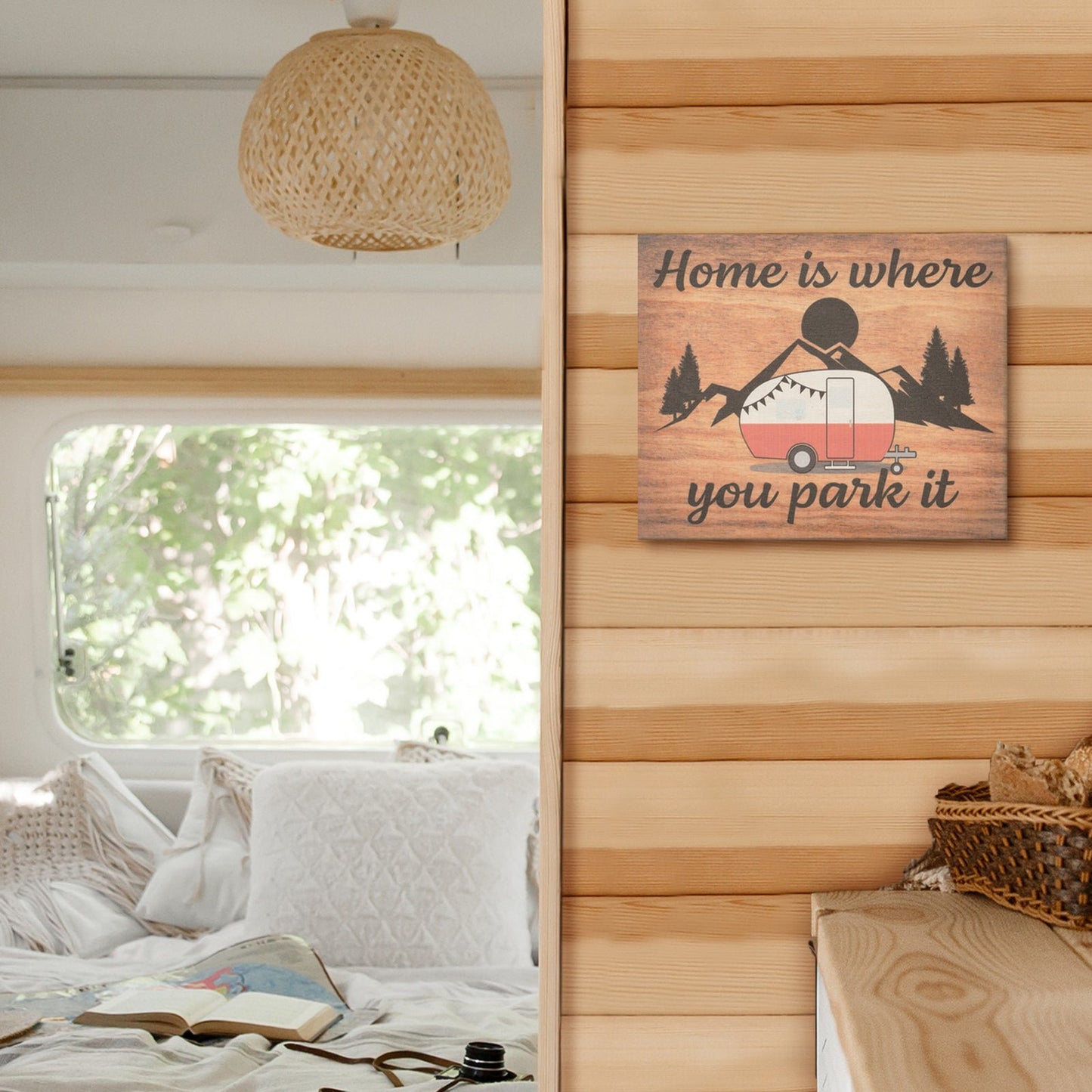 JennyGems Camper Gifts for Women, Gift for Campers (Home Is Where You Park It)