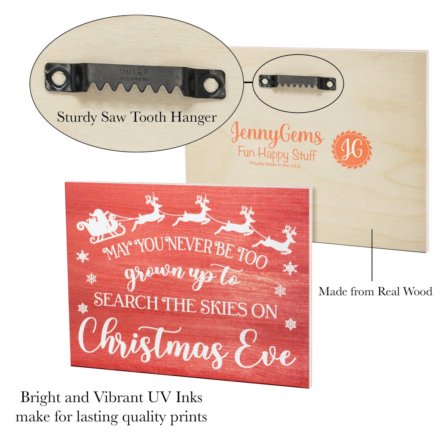 Skies On Christmas Eve Wood Sign, Christmas Decorations, Holiday Decor, Winter Decor, Christmas Gifts, American Made