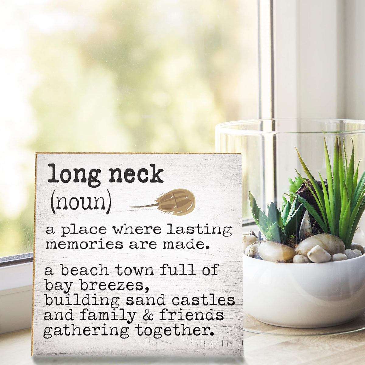 JennyGems Long Neck Delaware Gifts and Souvenirs, Delaware Sign, Beach Decor, Made in USA