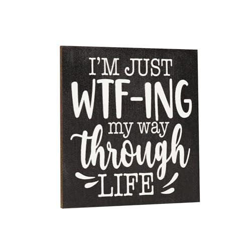 Funny Fridge Magnet: WTF-ING My Way Through Life, USA Made