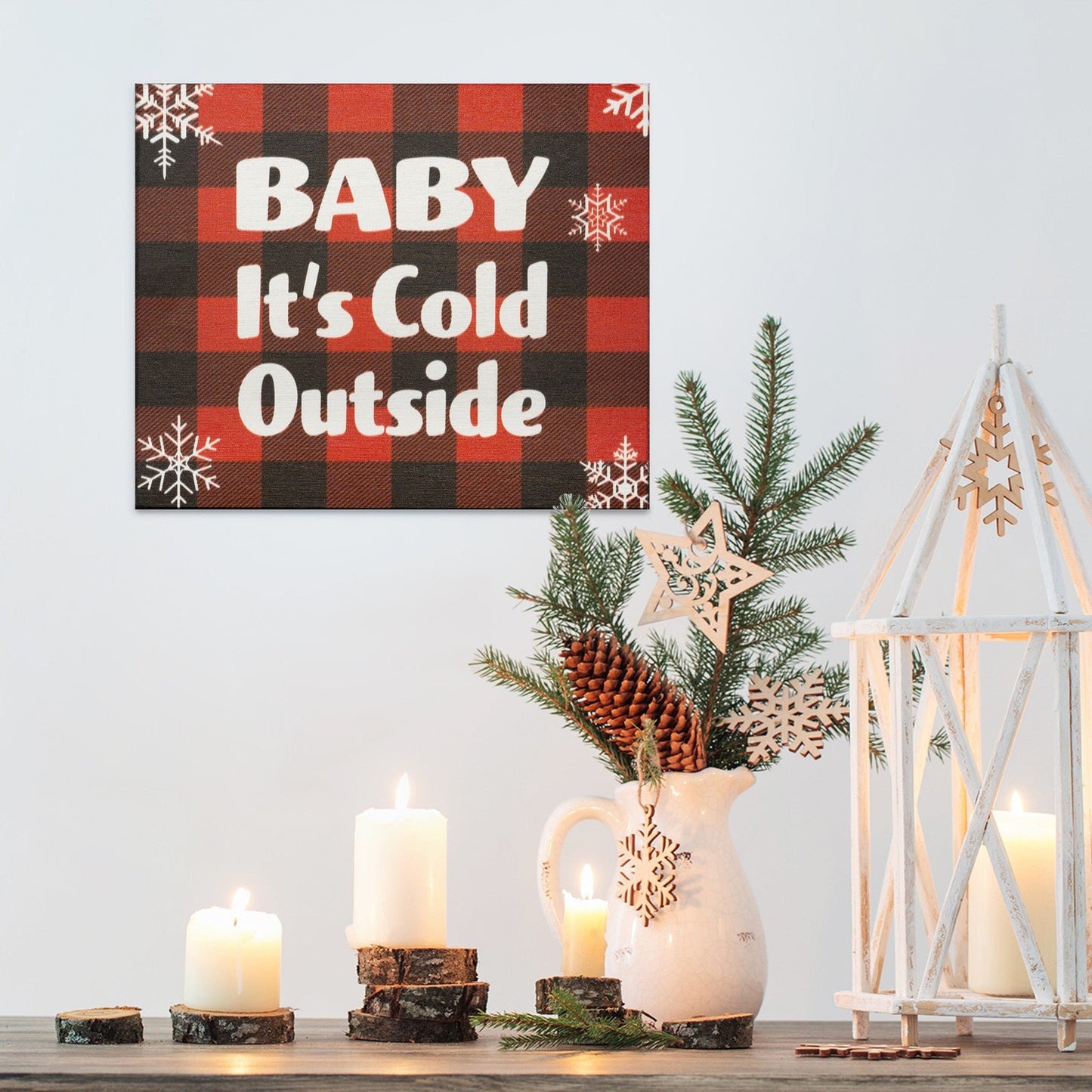 JennyGems Baby It's Cold Outside, Christmas Decorations, Cute Christmas Decor