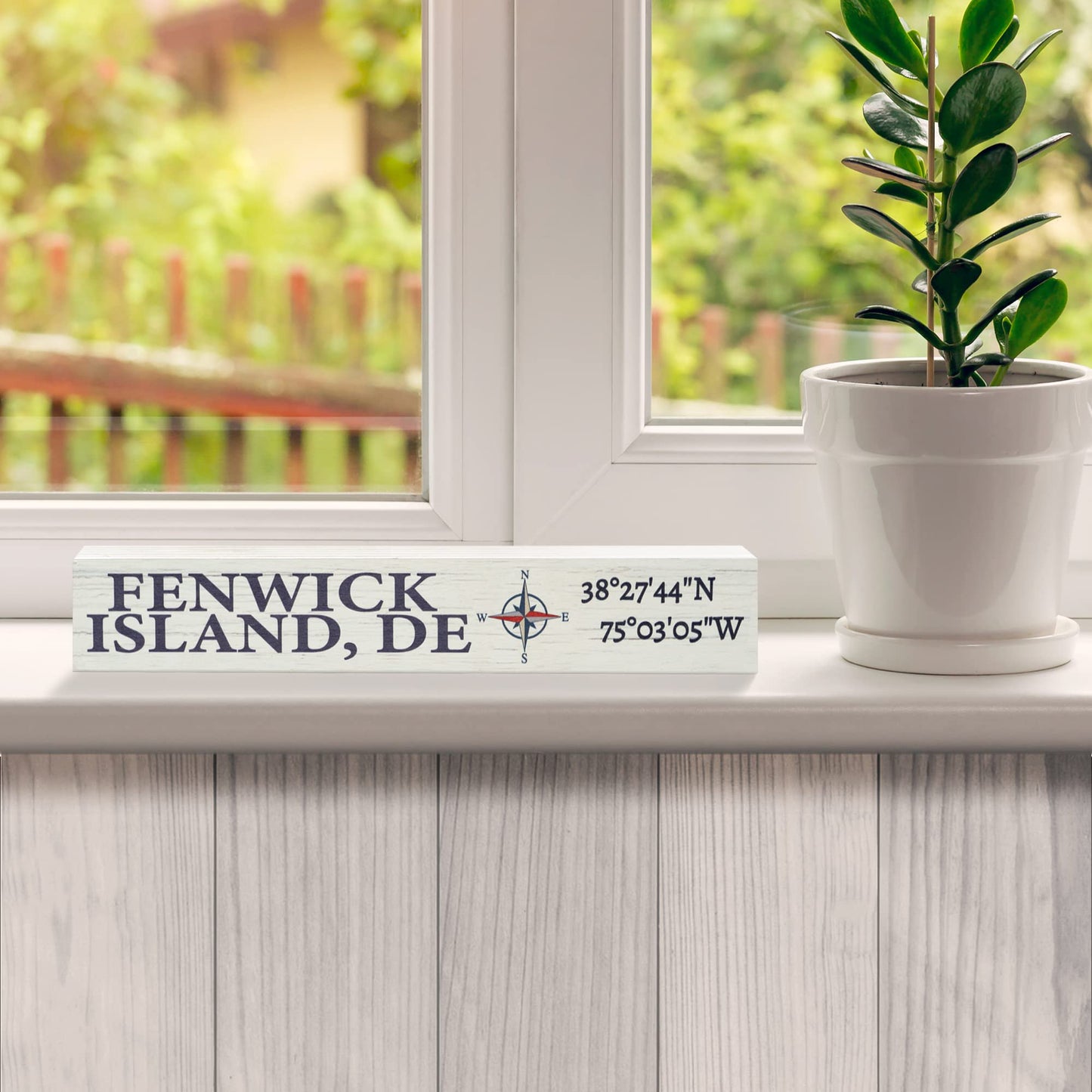 JennyGems Delaware Gifts, Fenwick Island Delaware Souvenirs, Delaware Sign, Delaware Decor, Beach Decor, Made in USA