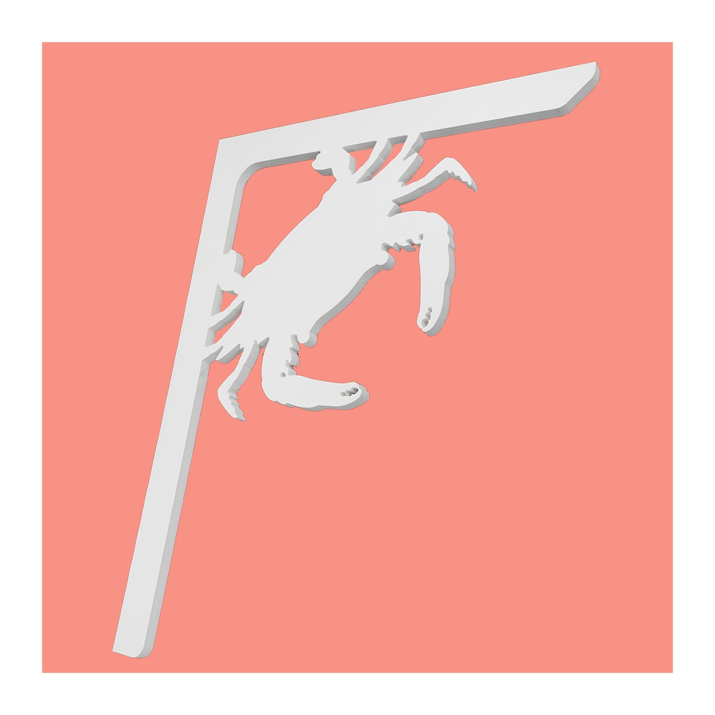 JennyGems Crab Mailbox Decorative Bracket, Porch Decor, Beach Coastal, 21 Inch
