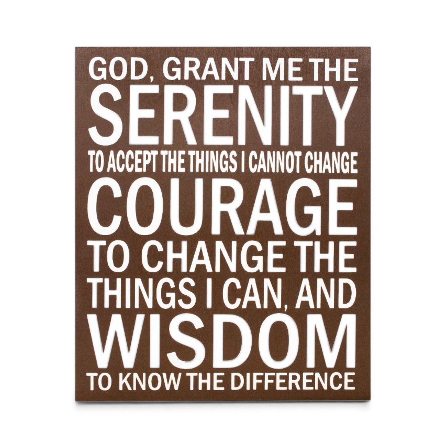 Serenity Prayer Sign