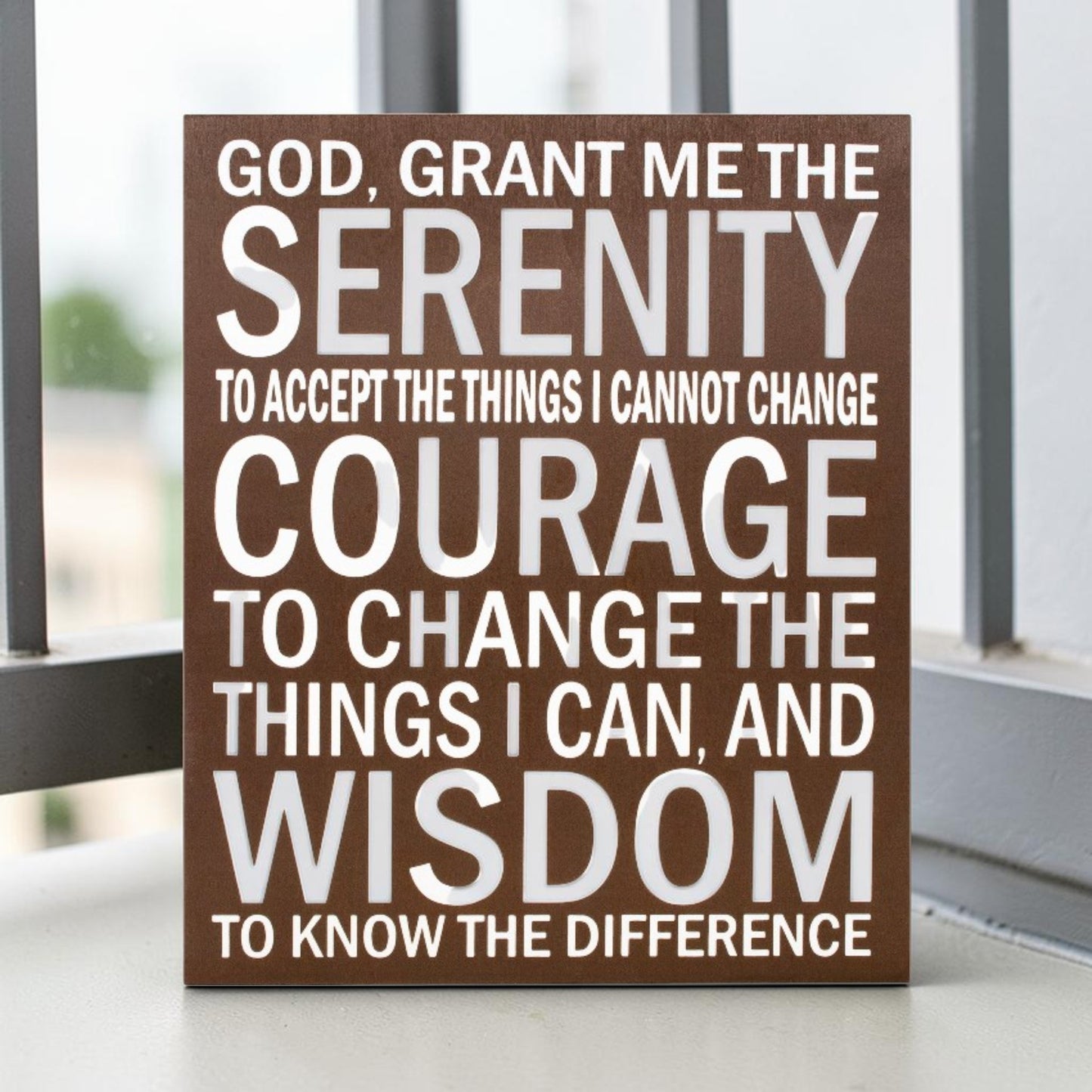 Serenity Prayer Sign