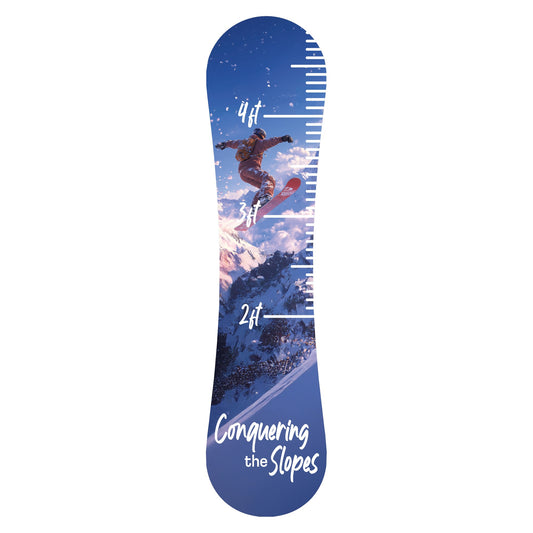 Snowboard Growth Chart – Kids Height Chart Wall Decor