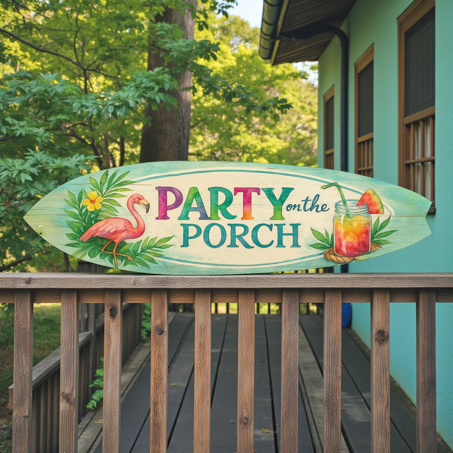 Party on the Porch Surfboard